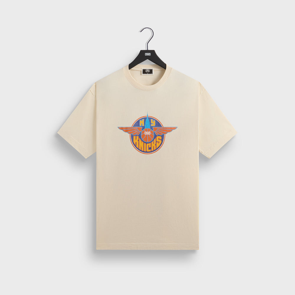 Kith for the New York Knicks Wingman Vintage Tee - Sandrift | Kith Sandrift