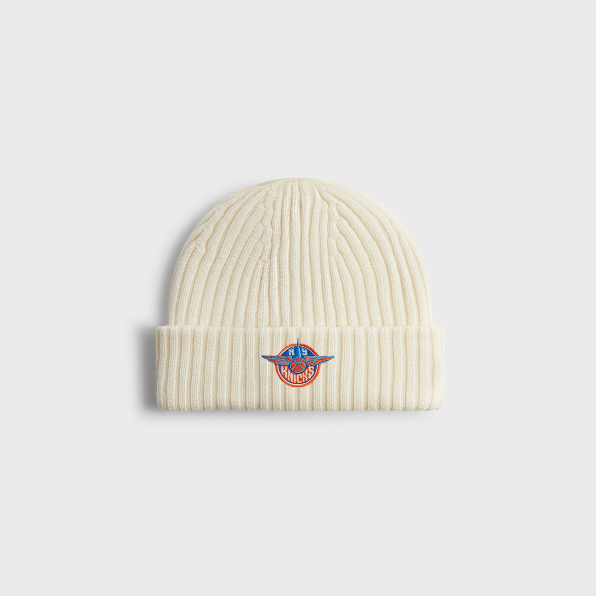 Kith for the New York Knicks Wings Logo Beanie - Sandrift | Kith Sandrift