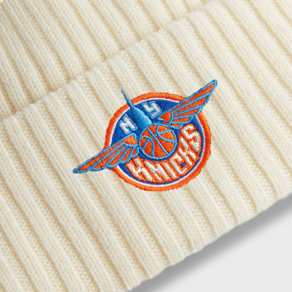 Kith for the New York Knicks Wings Logo Beanie - Sandrift | Kith Sandrift