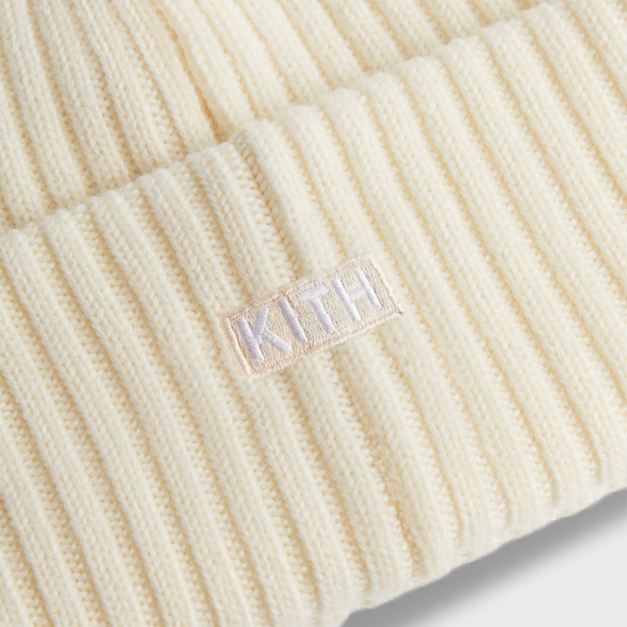 Kith for the New York Knicks Wings Logo Beanie - Sandrift | Kith Sandrift
