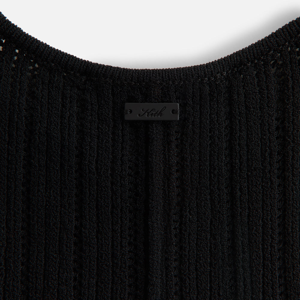 Kith Women Camille Pointelle Knit Maxi - Black | Kith Black