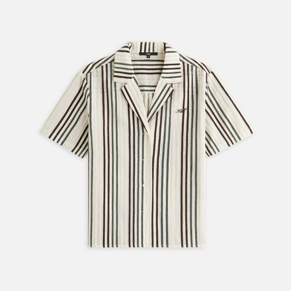 Kith Women Elena II Chenille Stripe Shirt - Echo | Kith Echo