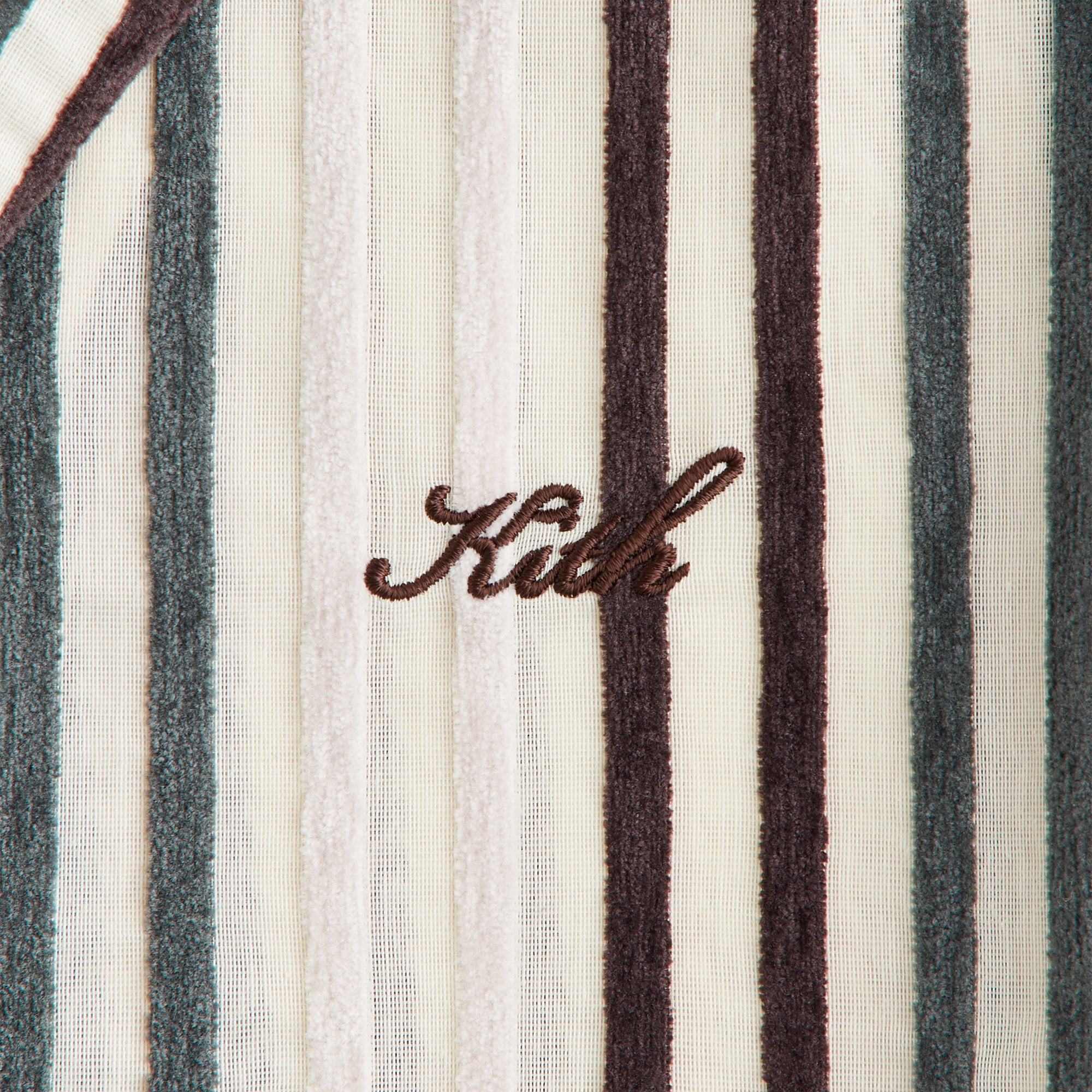 Kith Women Elena II Chenille Stripe Shirt - Echo | Kith Echo