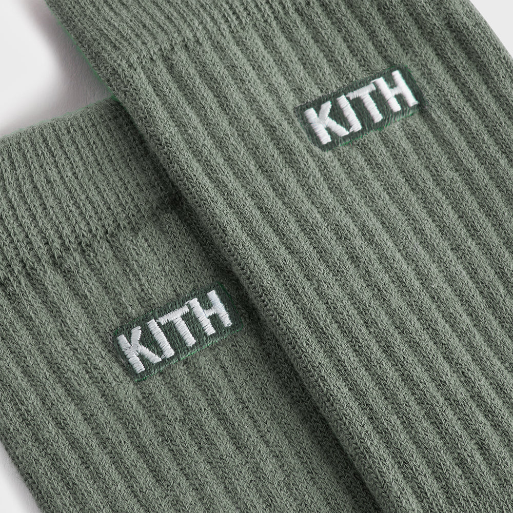 Kith Kids Classic Crew Socks - Laurel | Kith Laurel
