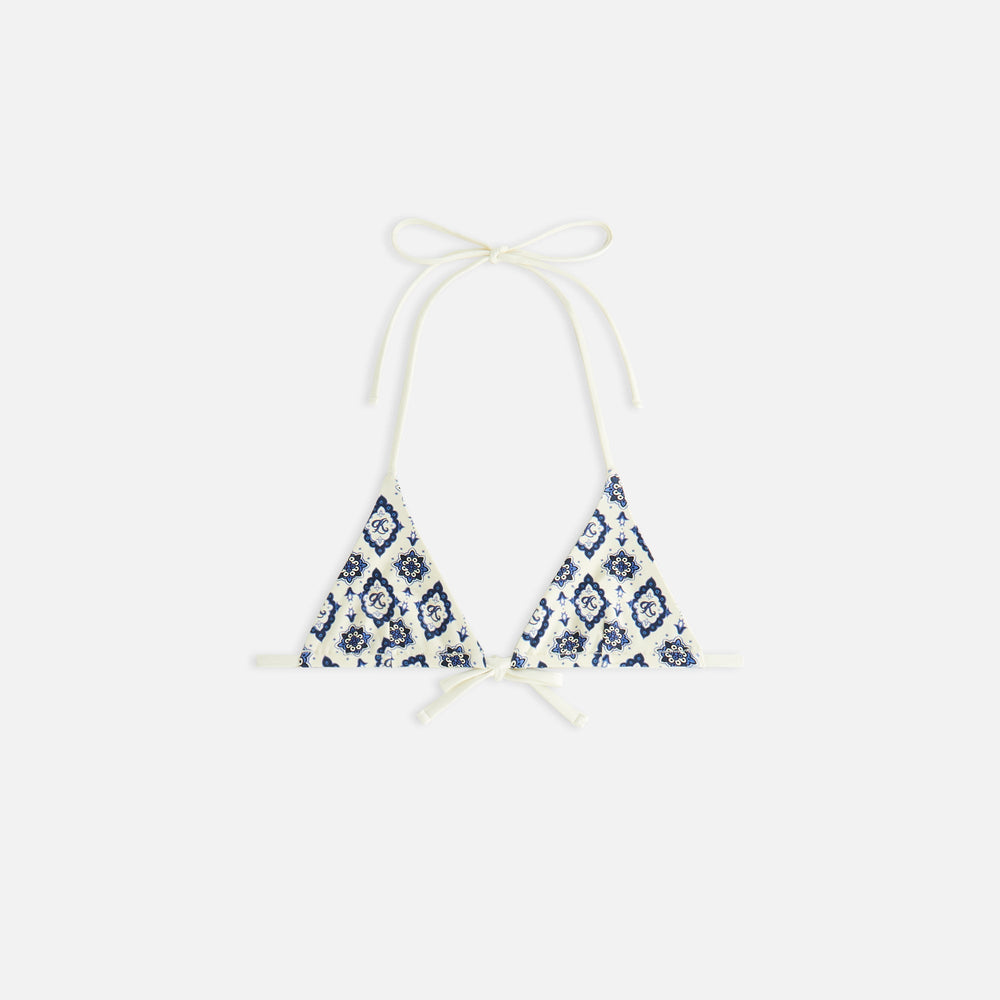 Kith Women Talia II Baroque Tile Tie Top - Sandrift | Kith Sandrift