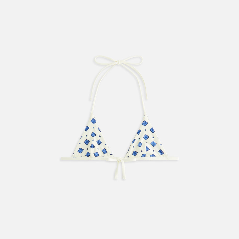 Kith Women Talia II Baroque Tile Tie Top - Sandrift | Kith Sandrift