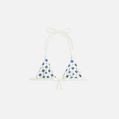 Kith Women Talia II Baroque Tile Tie Top - Sandrift | Kith Sandrift