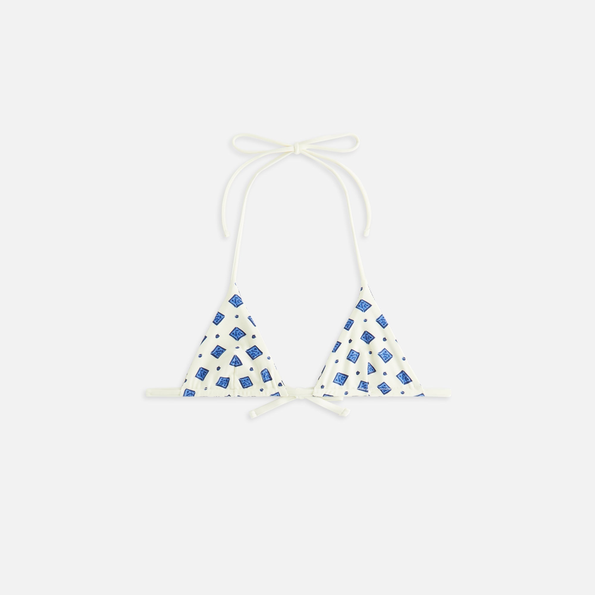 Kith Women Talia II Baroque Tile Tie Top - Sandrift | Kith Sandrift