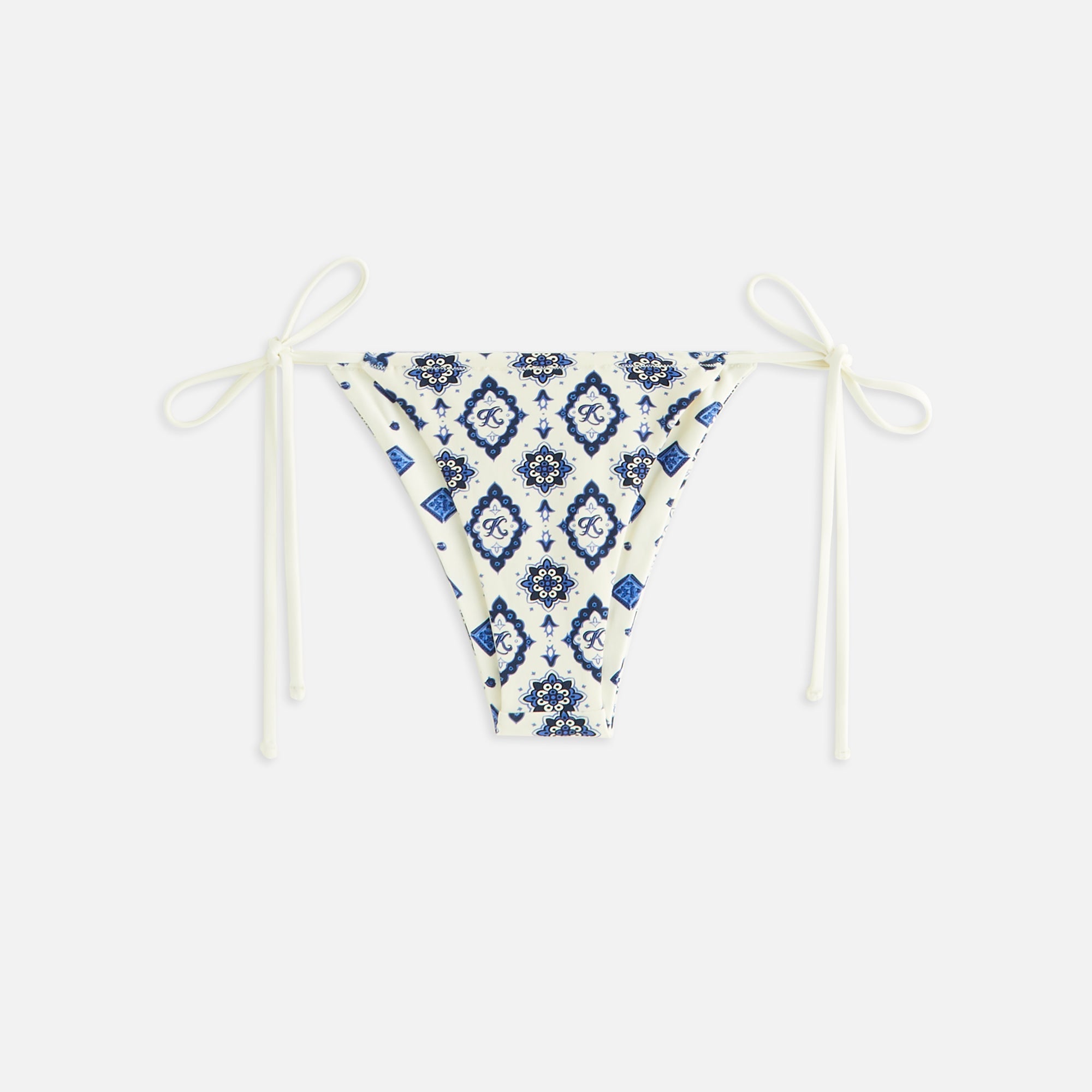 Kith Women Tova Baroque Tile Tie Bottom - Sandrift | Kith Sandrift