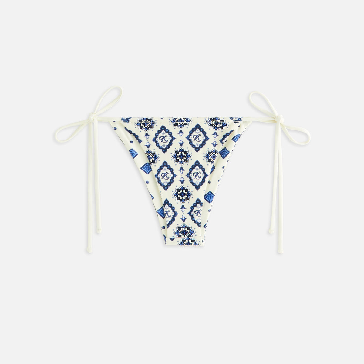 Kith Women Tova Baroque Tile Tie Bottom - Sandrift | Kith Sandrift