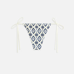Kith Women Tova Baroque Tile Tie Bottom - Sandrift | Kith Sandrift