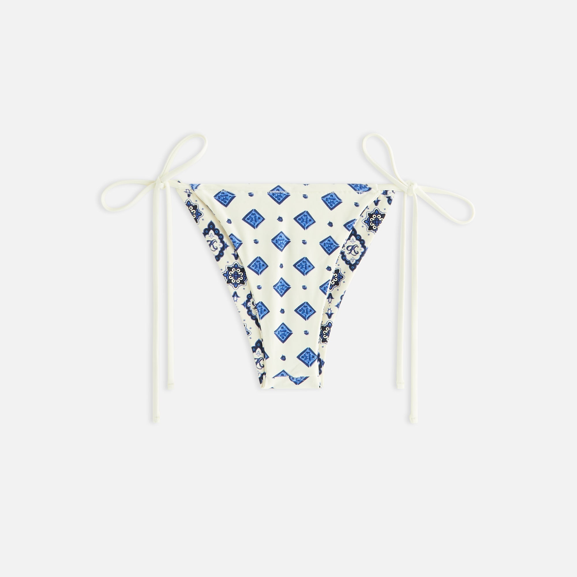 Kith Women Tova Baroque Tile Tie Bottom - Sandrift | Kith Sandrift