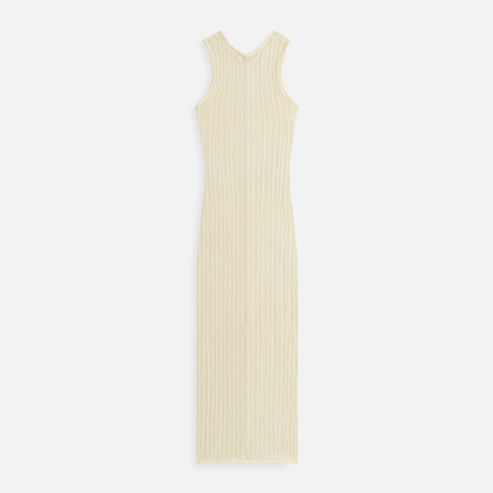 Kith Women Camille Chevron Pointelle Knit Maxi - Sandrift | Kith Sandrift