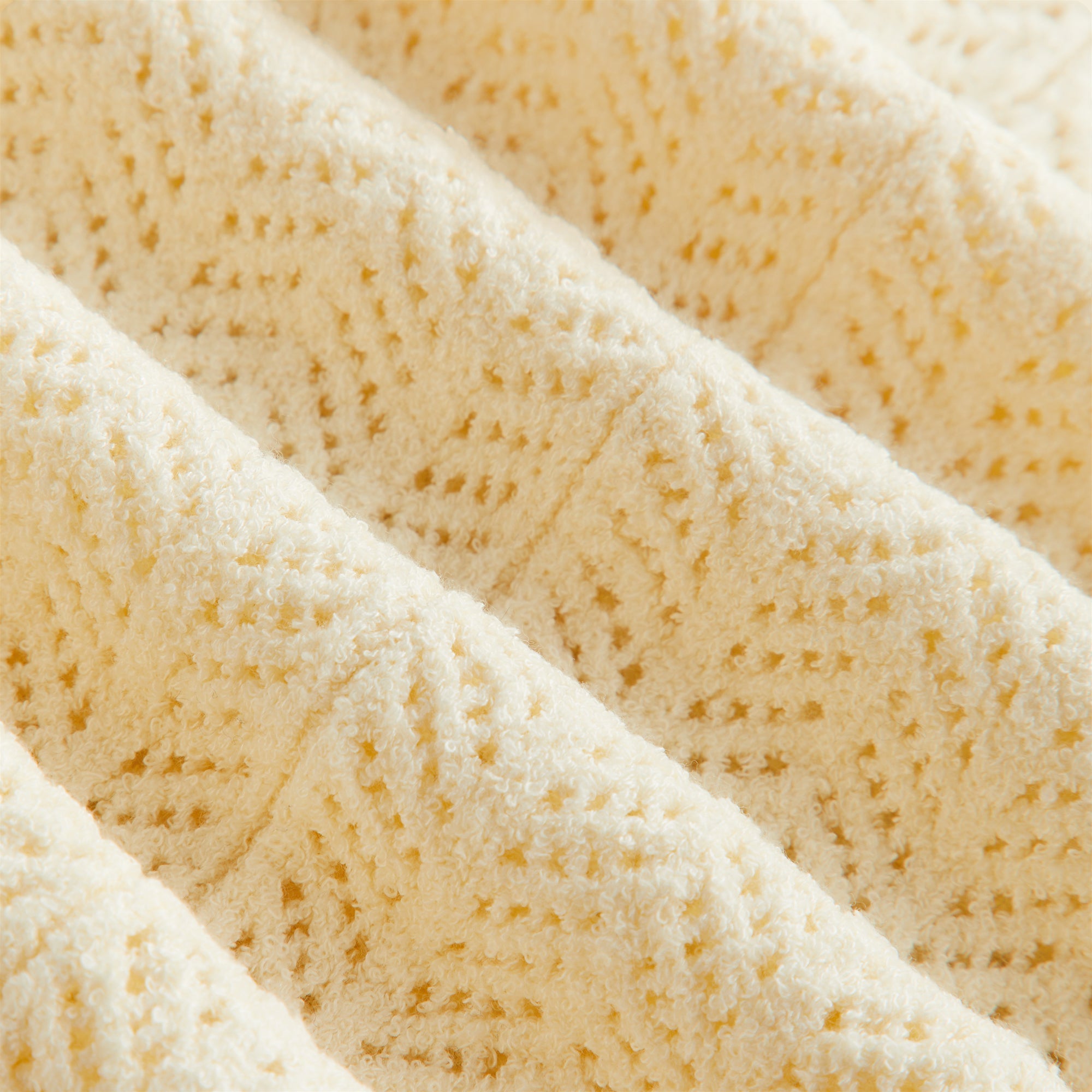 Kith Women Camille Chevron Pointelle Knit Maxi - Sandrift | Kith Sandrift