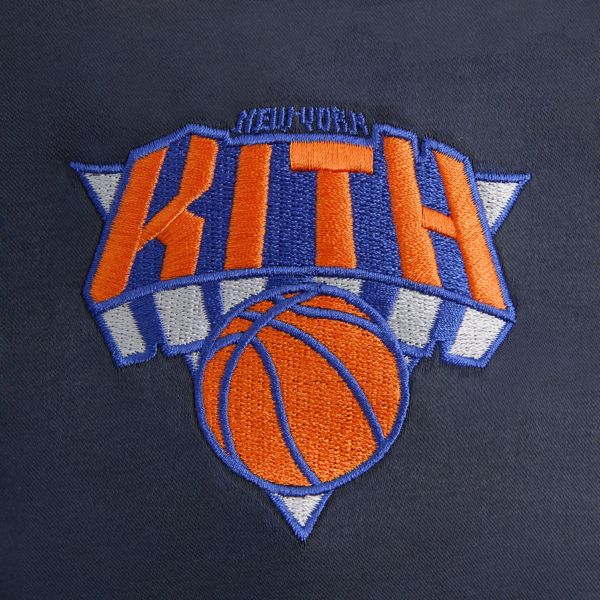 Kith for the New York Knicks Souvenir Jacket - Nocturnal | Kith Nocturnal
