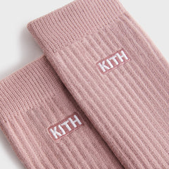 Kith Kids Classic Crew Socks - Dusty Quartz | Kith Dusty Quartz