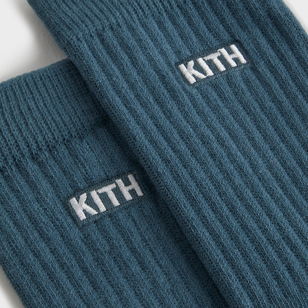 Kith Kids Classic Crew Socks - Anchor | Kith Anchor