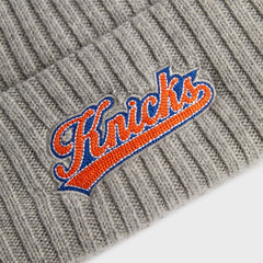 Kith for the New York Knicks Court Vision Beanie - Light Heather Grey | Kith Light Heather Grey