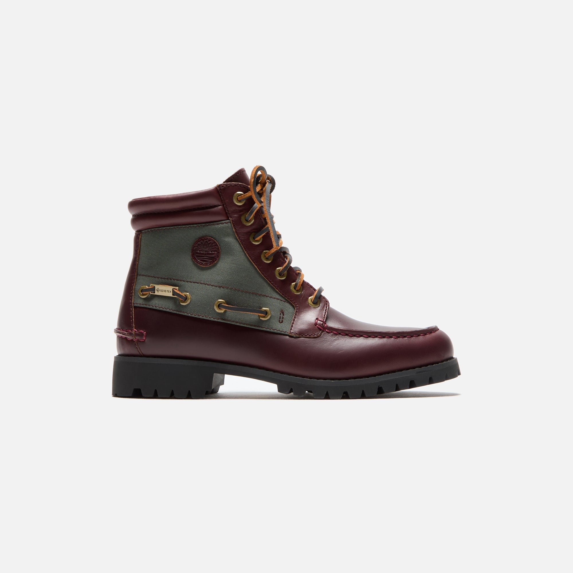 Timberland Britton Road 7-Eye Moc-Toe Lug Boot - Dark Red Full Grain | Kith Dark Red Full Grain