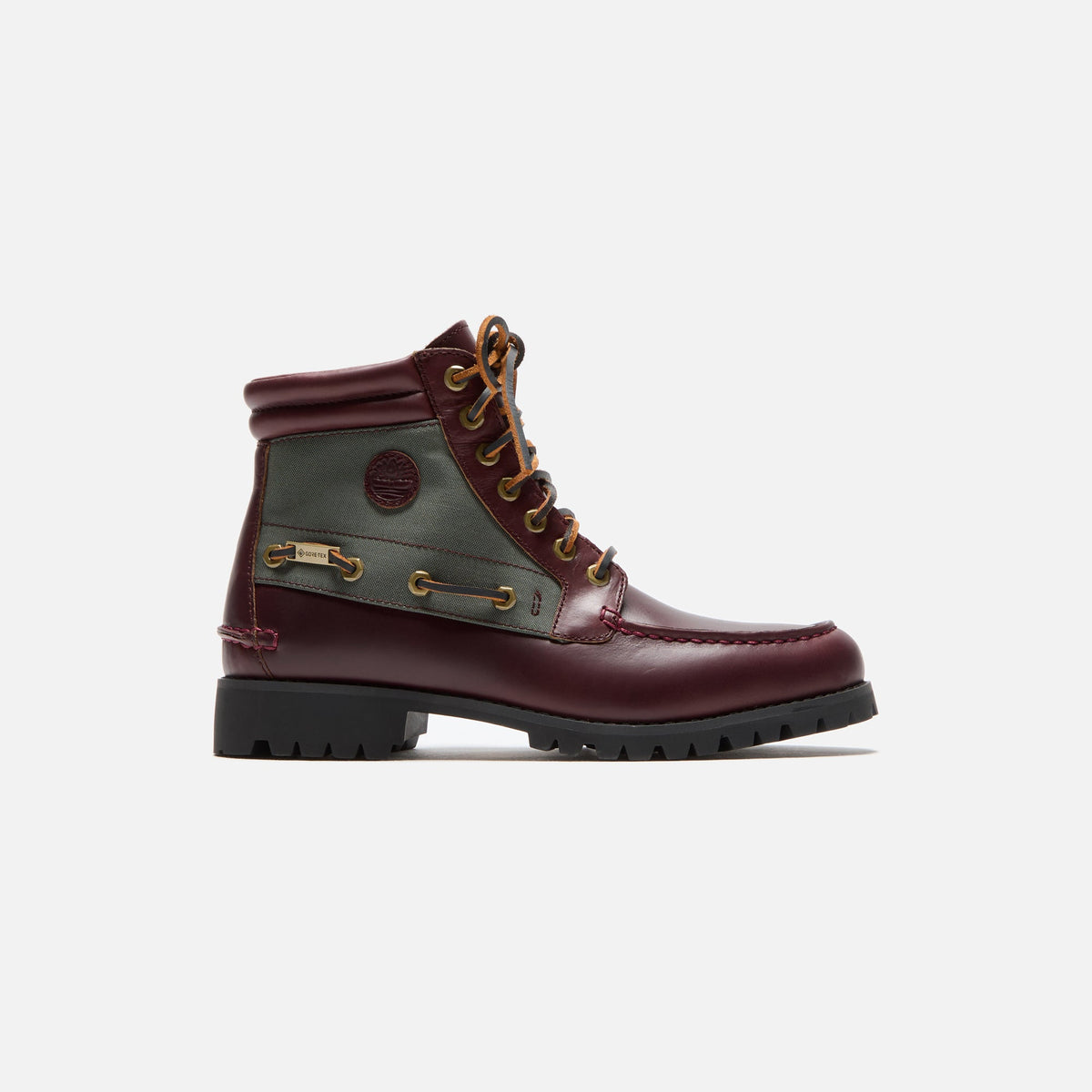 Timberland Britton Road 7-Eye Moc-Toe Lug Boot - Dark Red Full Grain | Kith Dark Red Full Grain