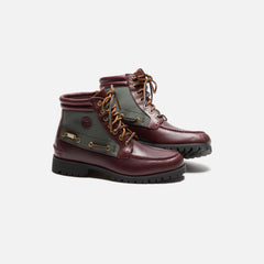 Timberland Britton Road 7-Eye Moc-Toe Lug Boot - Dark Red Full Grain | Kith Dark Red Full Grain