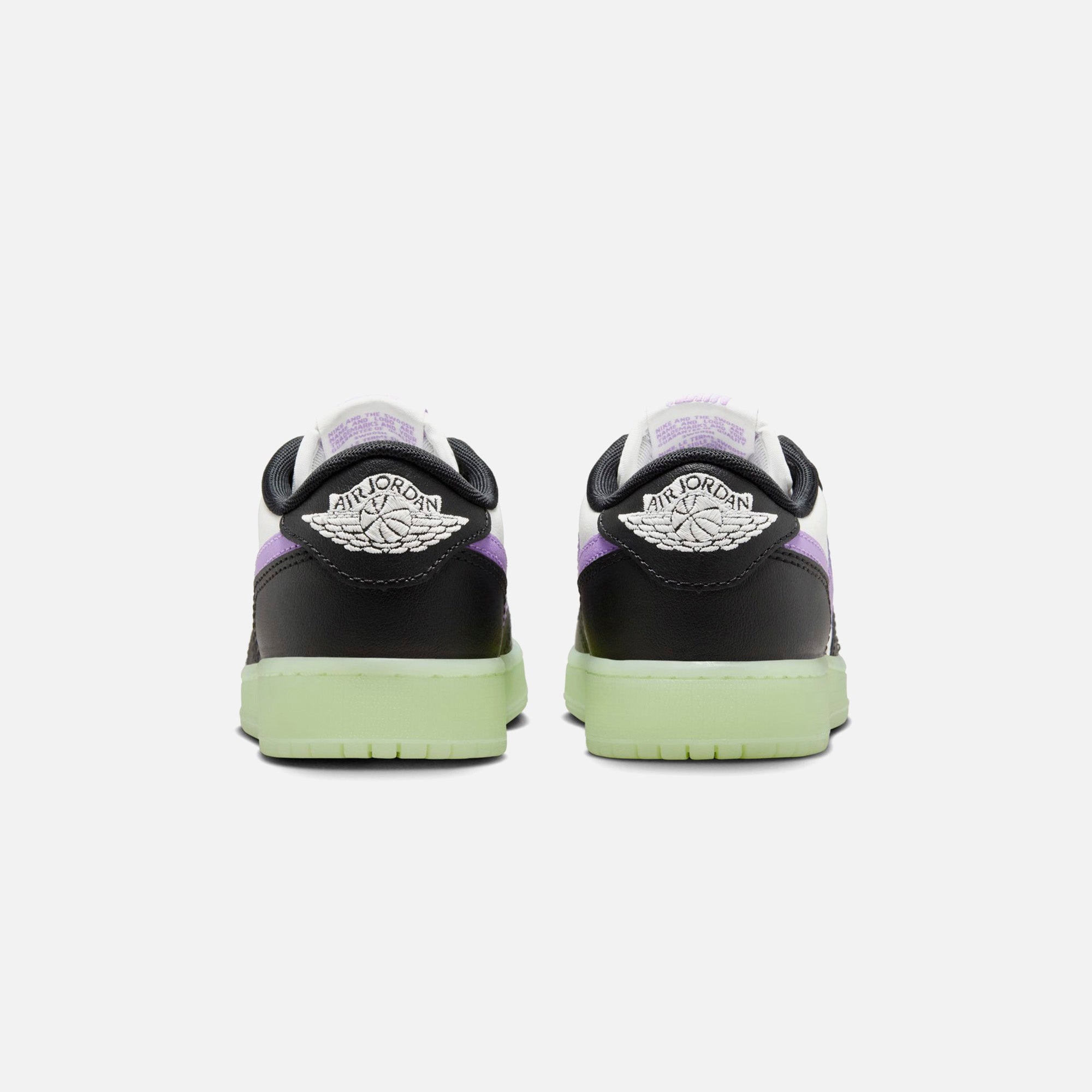 Jordan GS Air Jordan 1 Retro Low OG - Black / Black Raspberry / Volt T | Kith Black / Black Raspberry / Volt Tint