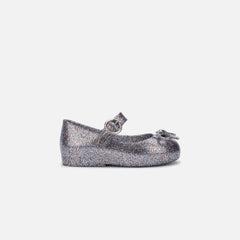 Melissa Mini Sweet Love Flat BB - Silver Glitter | Kith Silver Glitter