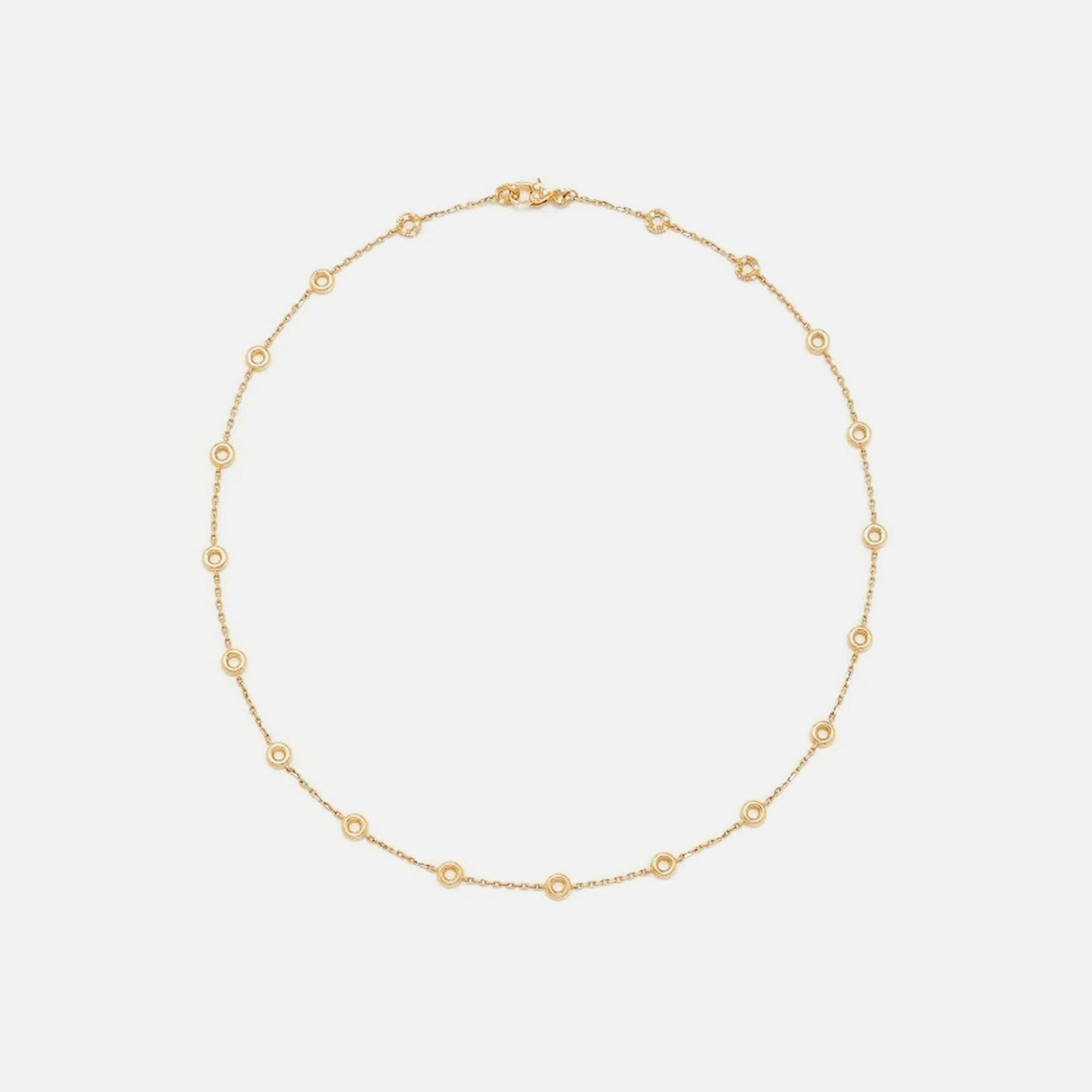Yvonne Leon Mini Donuts Necklace - Gold / Diamonds | Kith Gold / Diamonds