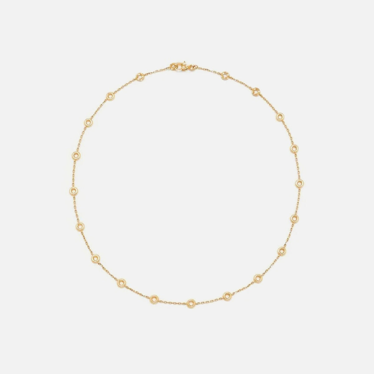 Yvonne Leon Mini Donuts Necklace - Gold / Diamonds | Kith Gold / Diamonds
