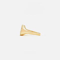 Yvonne Leon Pear Shaped Signet Ring - Gold | Kith Gold
