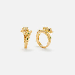 Yvonne Leon Croc Earrings - Gold | Kith Gold