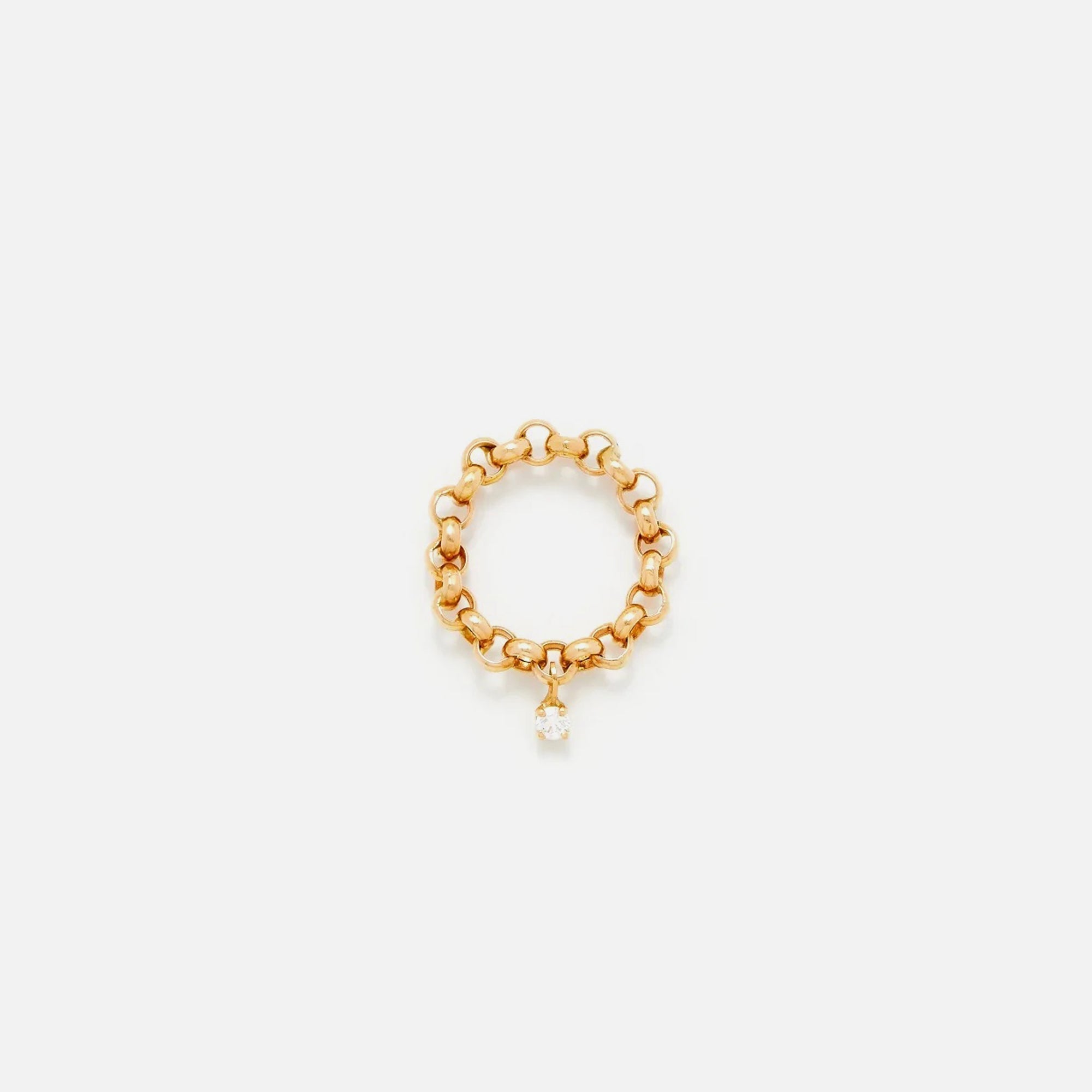 Yvonne Leon Bague Jaseron Flottant Ring - Yellow Gold | Kith Yellow Gold