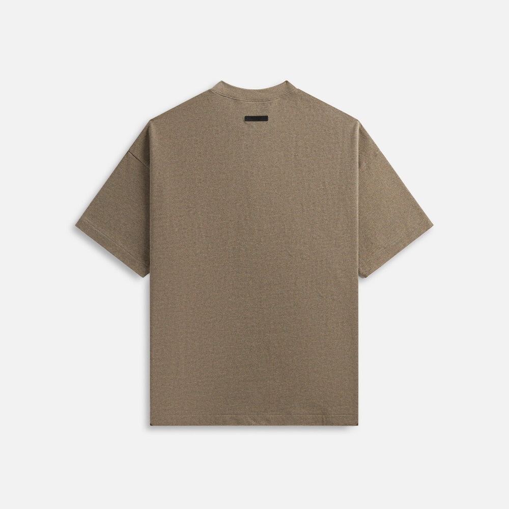 Essentials Heavy Crewneck Tee - Heather Grey | Kith Heather Grey