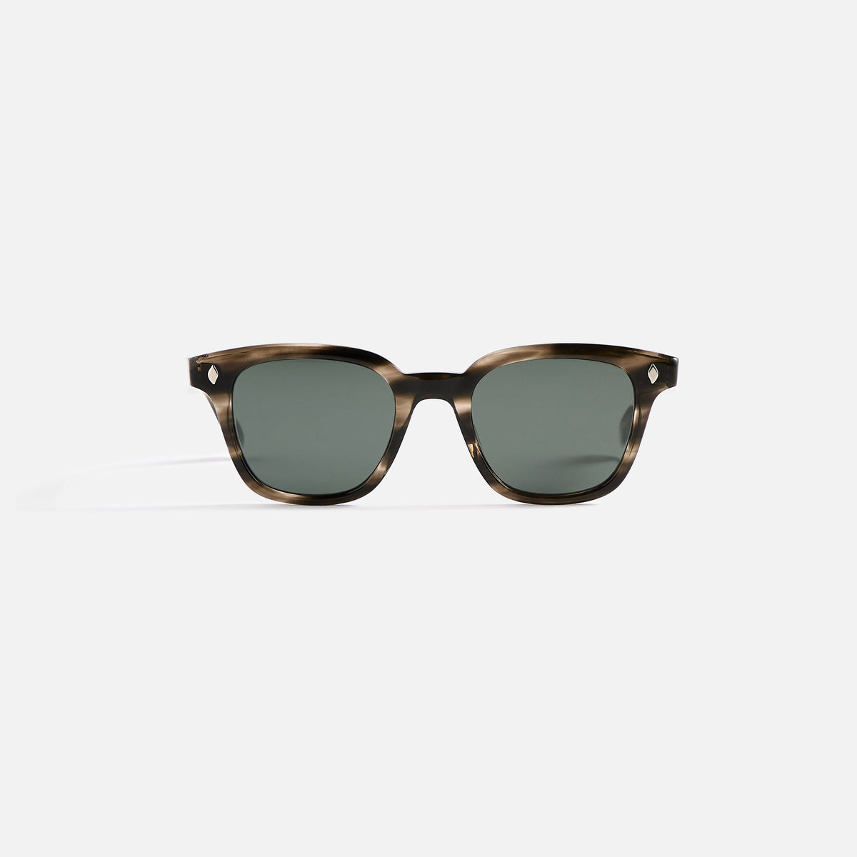 Garrett Leight Broadway Sunglass - Black Sleet Tortoise / Semi Flat Pu | Kith Black Sleet Tortoise / Semi Flat Pure Blue Smoke