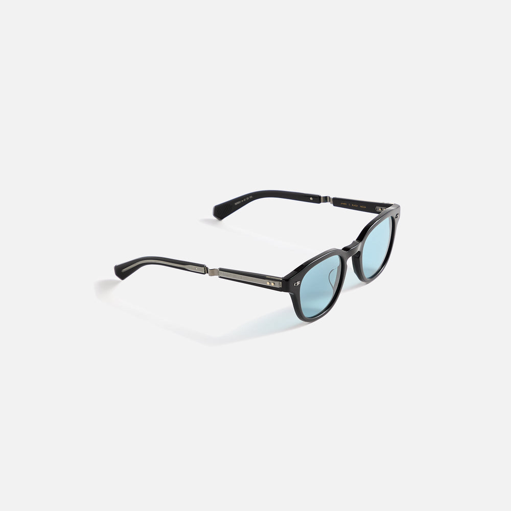 Garrett Leight Mr. Leight James Sunglass - Black Gunmetal / Brittany B | Kith Black Gunmetal / Brittany Blue