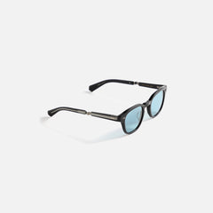 Garrett Leight Mr. Leight James Sunglass - Black Gunmetal / Brittany B | Kith Black Gunmetal / Brittany Blue