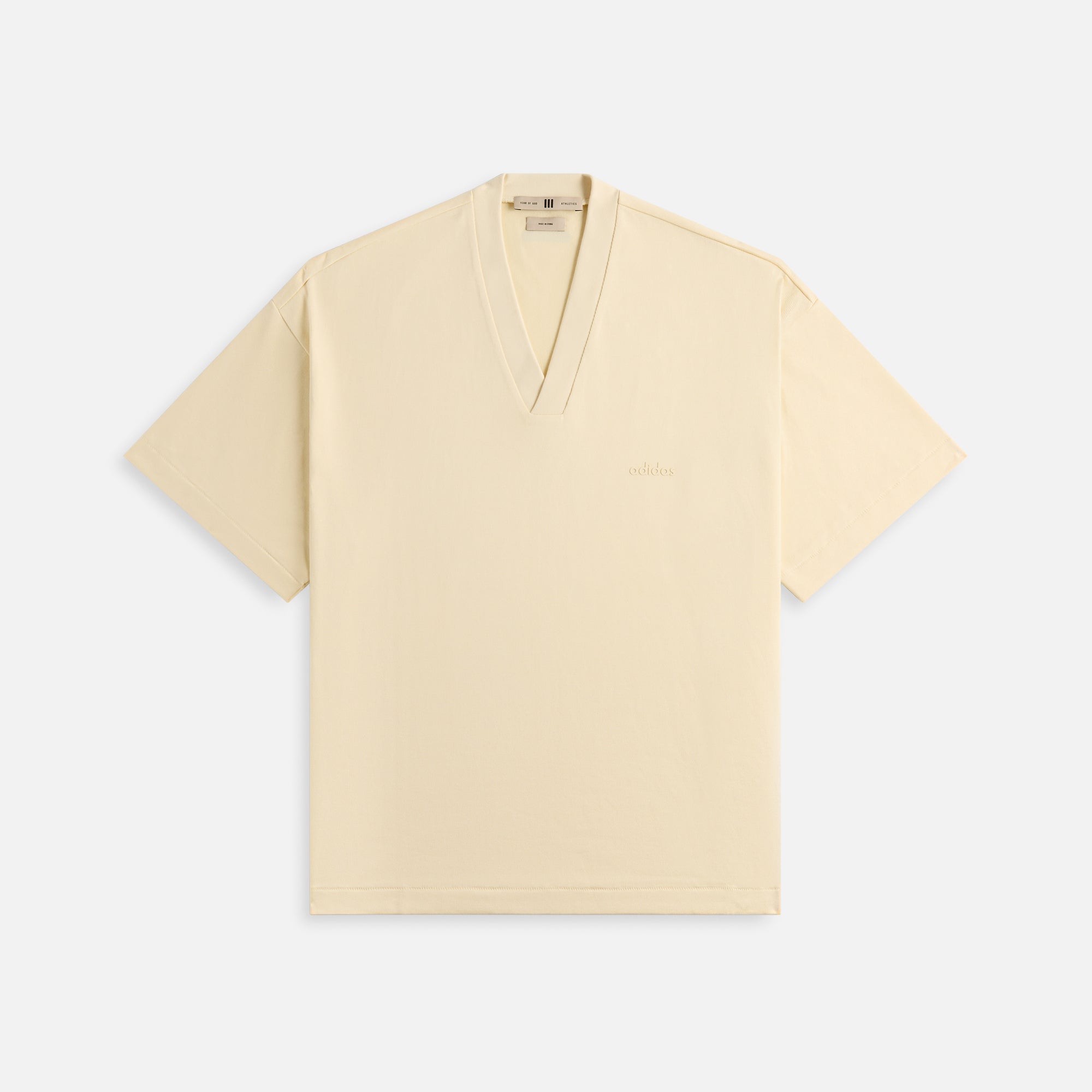 adidas x Fear of God Athletics Heavy Jersey V-Neck Tee - Pale | Kith Pale