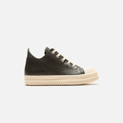 Rick Owens Kids Scarpe Pelle Low Sneakers - Forest / Milk / Milk | Kith Forest / Milk / Milk