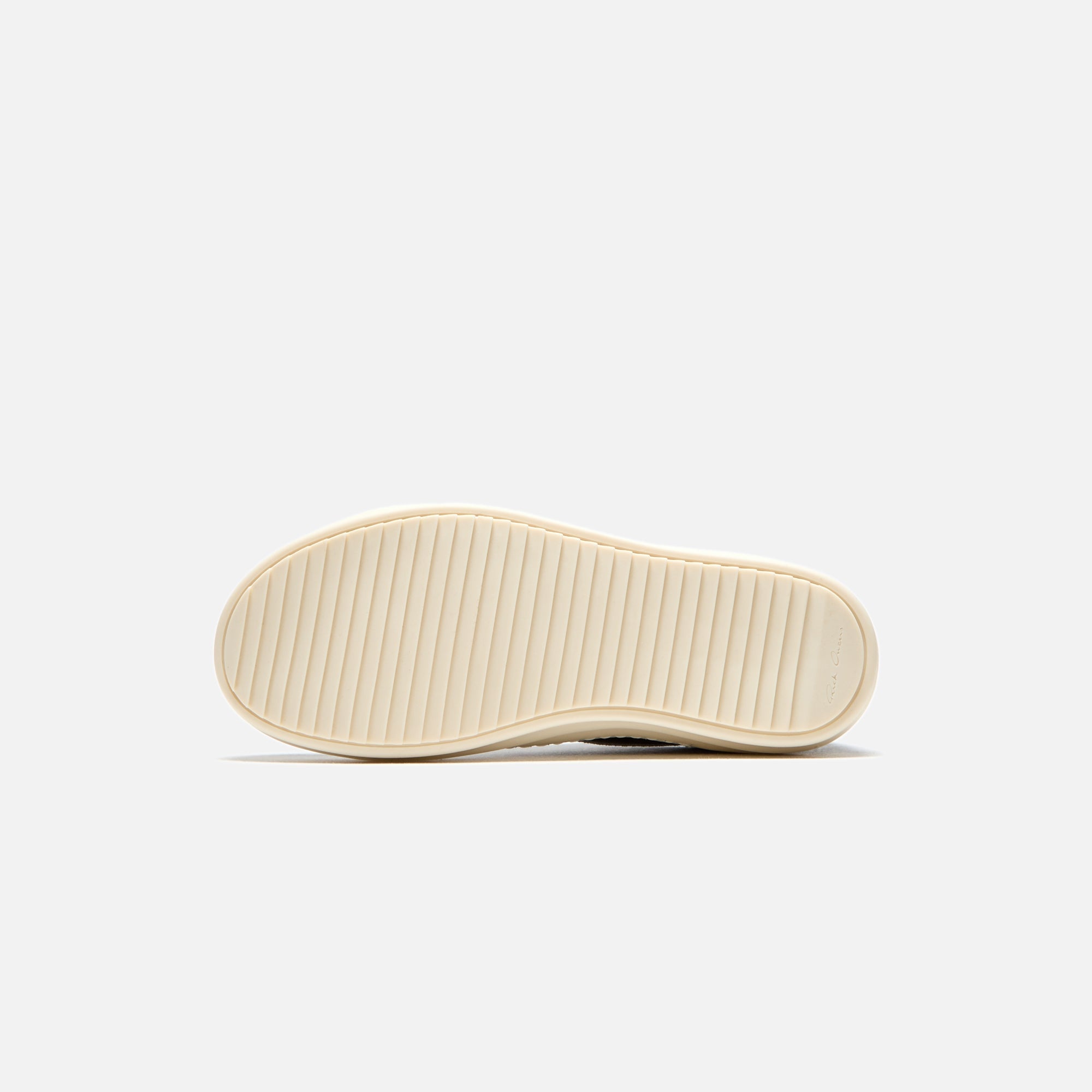 Rick Owens Kids Scarpe Pelle Vintage Sneakers - Black / Milk / Milk | Kith Black / Milk / Milk