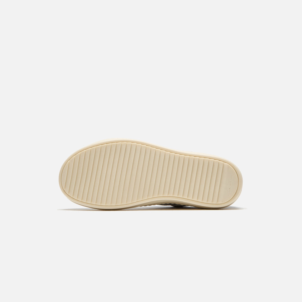 Rick Owens Kids Vintage Sneaker - Scarpe In Pelle Black / Milk / Milk | Kith Scarpe In Pelle Black / Milk / Milk