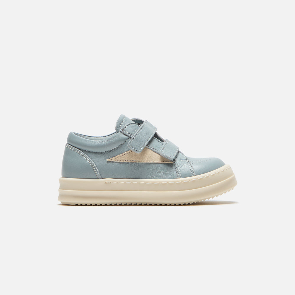 Rick Owens Baby Vintage Sneakers - Scarpe In Pelle / Pale Blue / Milk | Kith Scarpe In Pelle / Pale Blue / Milk