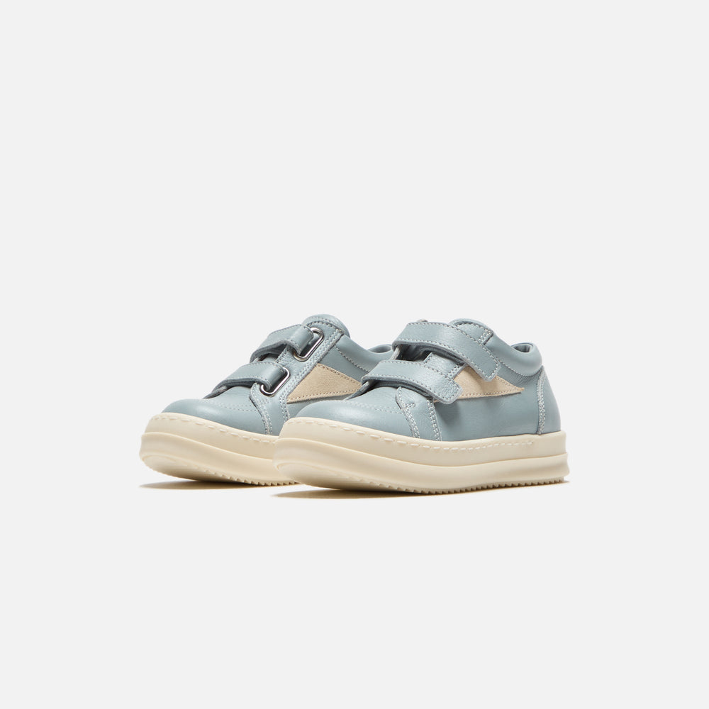 Rick Owens Baby Vintage Sneakers - Scarpe In Pelle / Pale Blue / Milk | Kith Scarpe In Pelle / Pale Blue / Milk