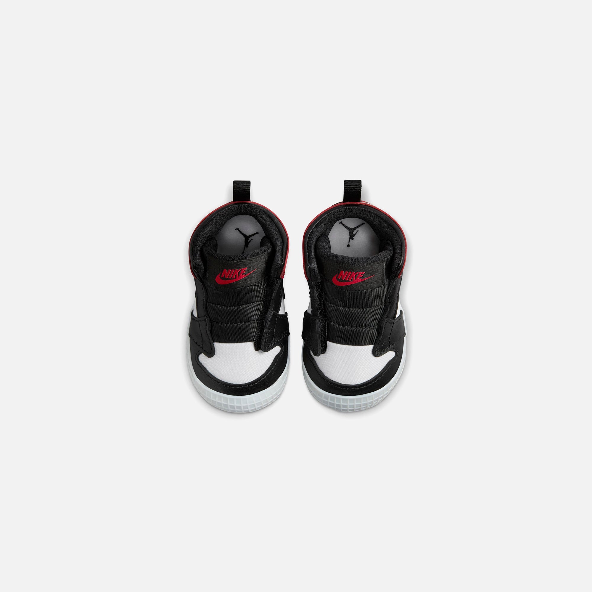 Jordan Air Jordan 1 Crib Bootie - Black / Black / Varsity Red / White | Kith Black / Black / Varsity Red / White