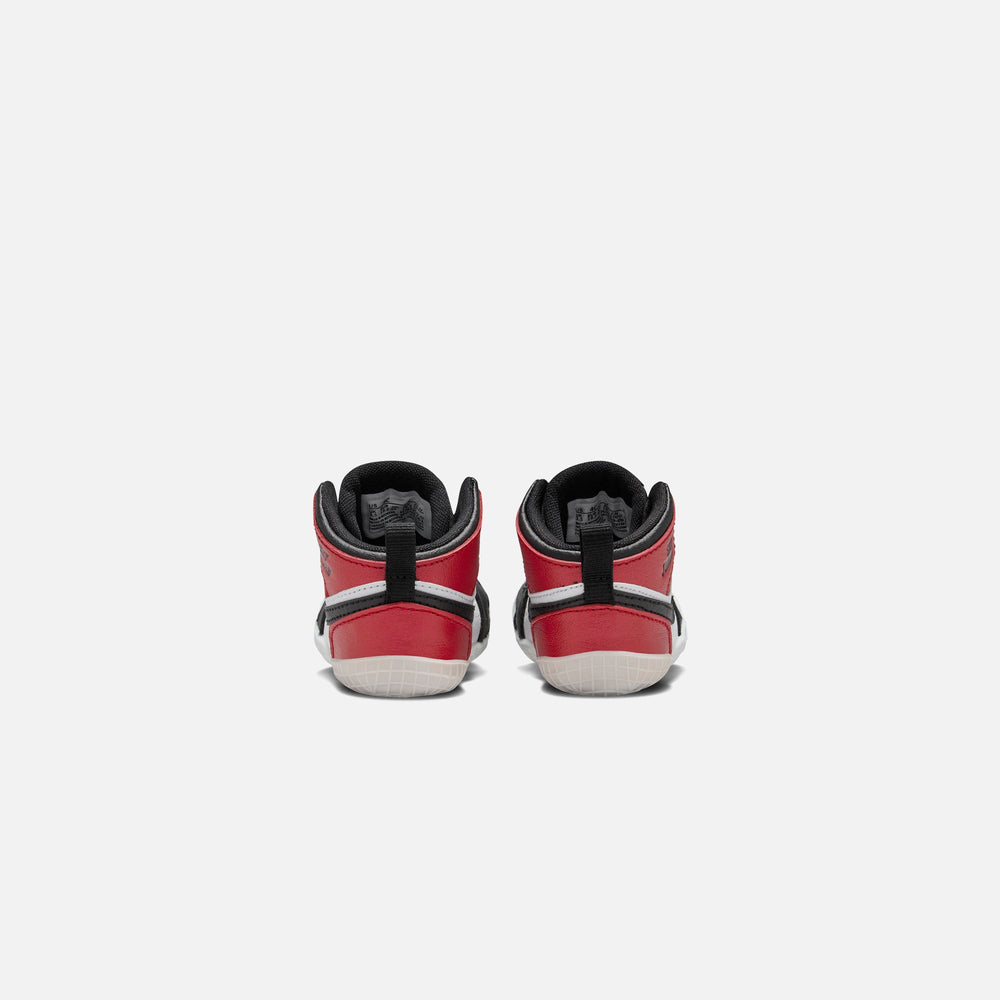 Jordan Air Jordan 1 Crib Bootie - Black / Black / Varsity Red / White | Kith Black / Black / Varsity Red / White