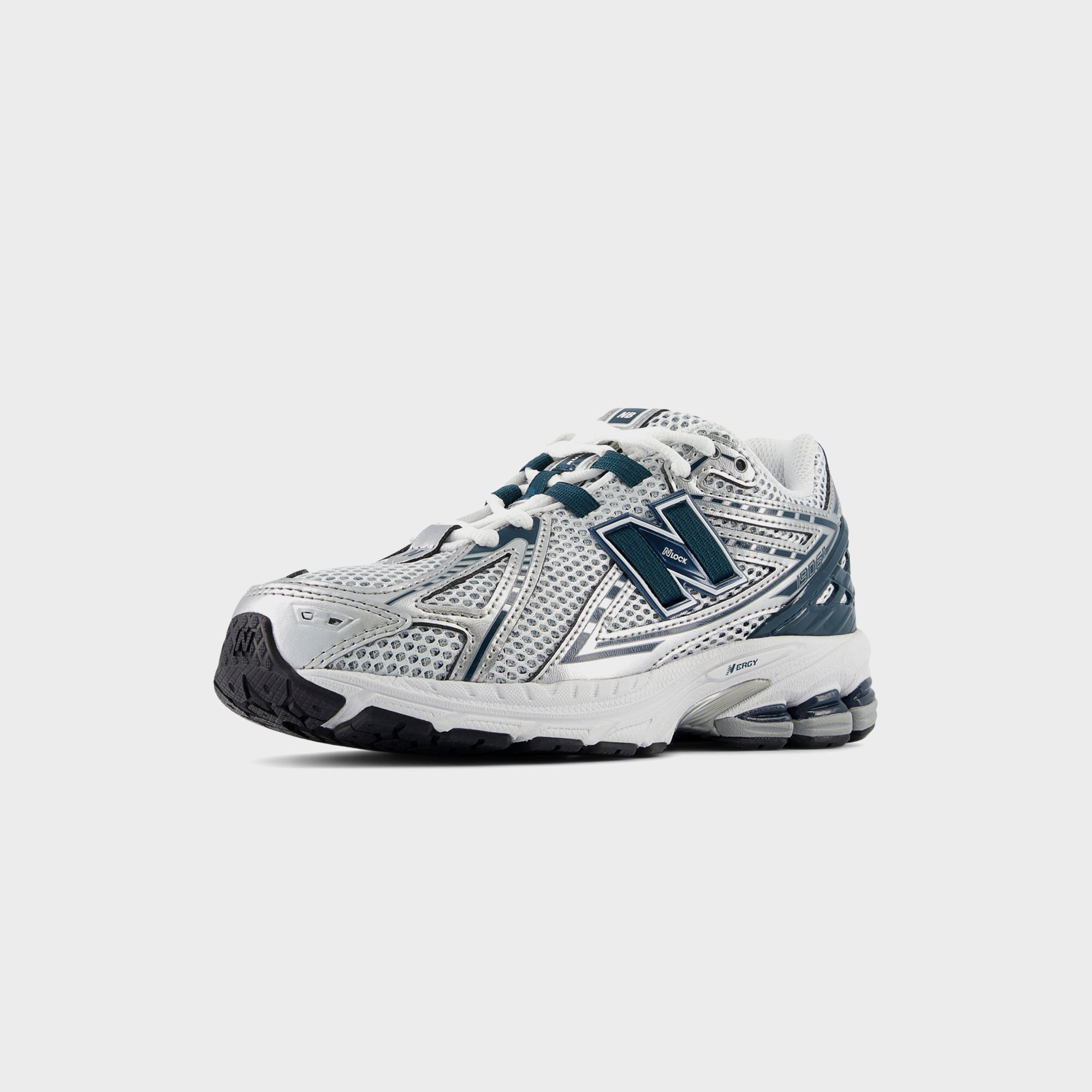 New Balance GS 1906R Hook & Loop - Silver Metallic / Deep Ocean | Kith Silver Metallic / Deep Ocean