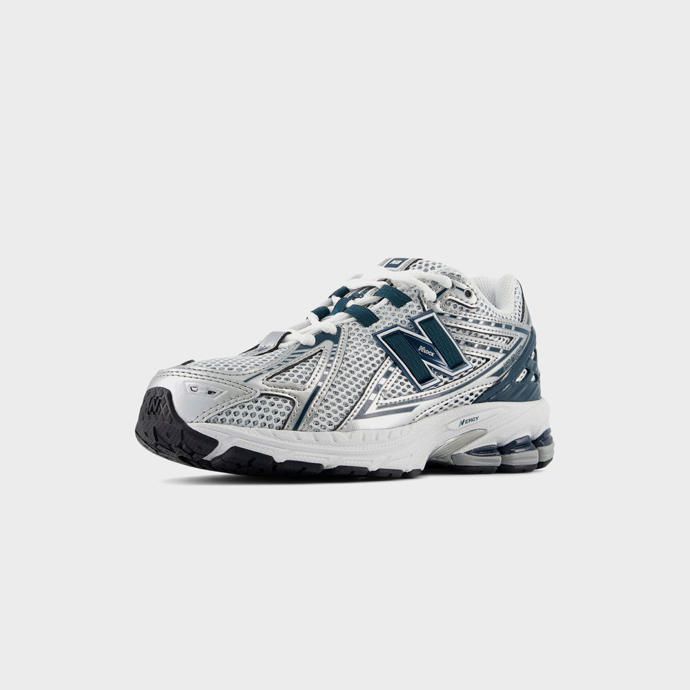 New Balance GS 1906R Hook & Loop - Silver Metallic / Deep Ocean | Kith Silver Metallic / Deep Ocean