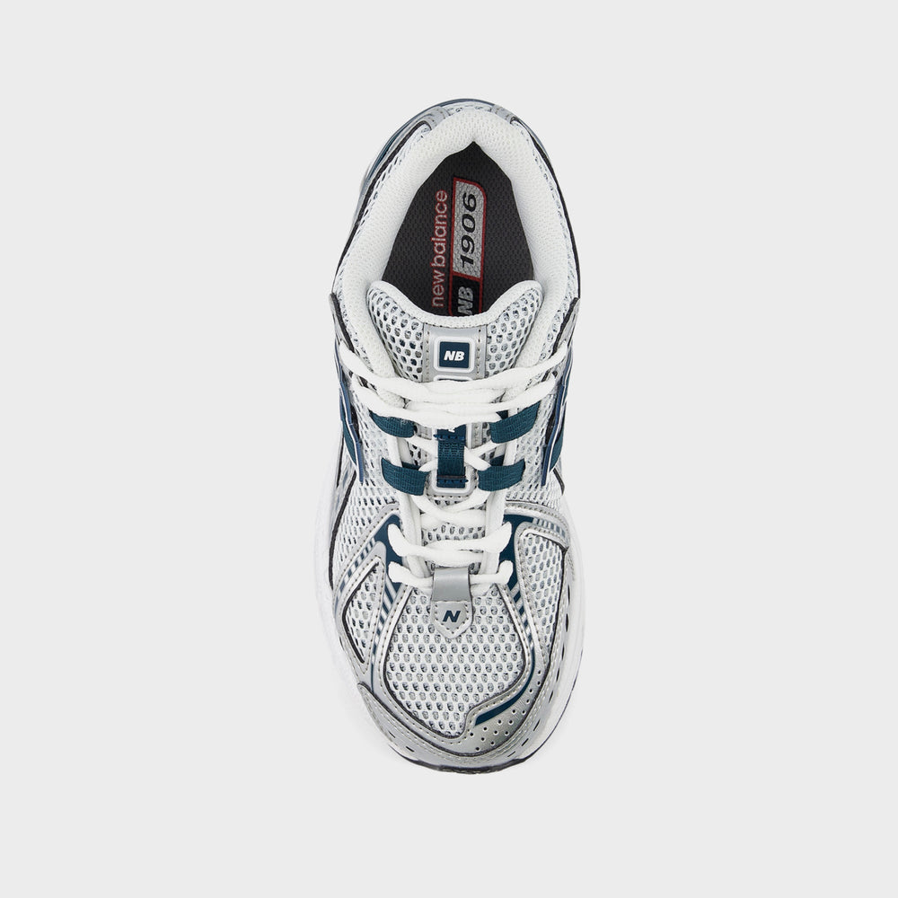 New Balance GS 1906R Hook & Loop - Silver Metallic / Deep Ocean | Kith Silver Metallic / Deep Ocean