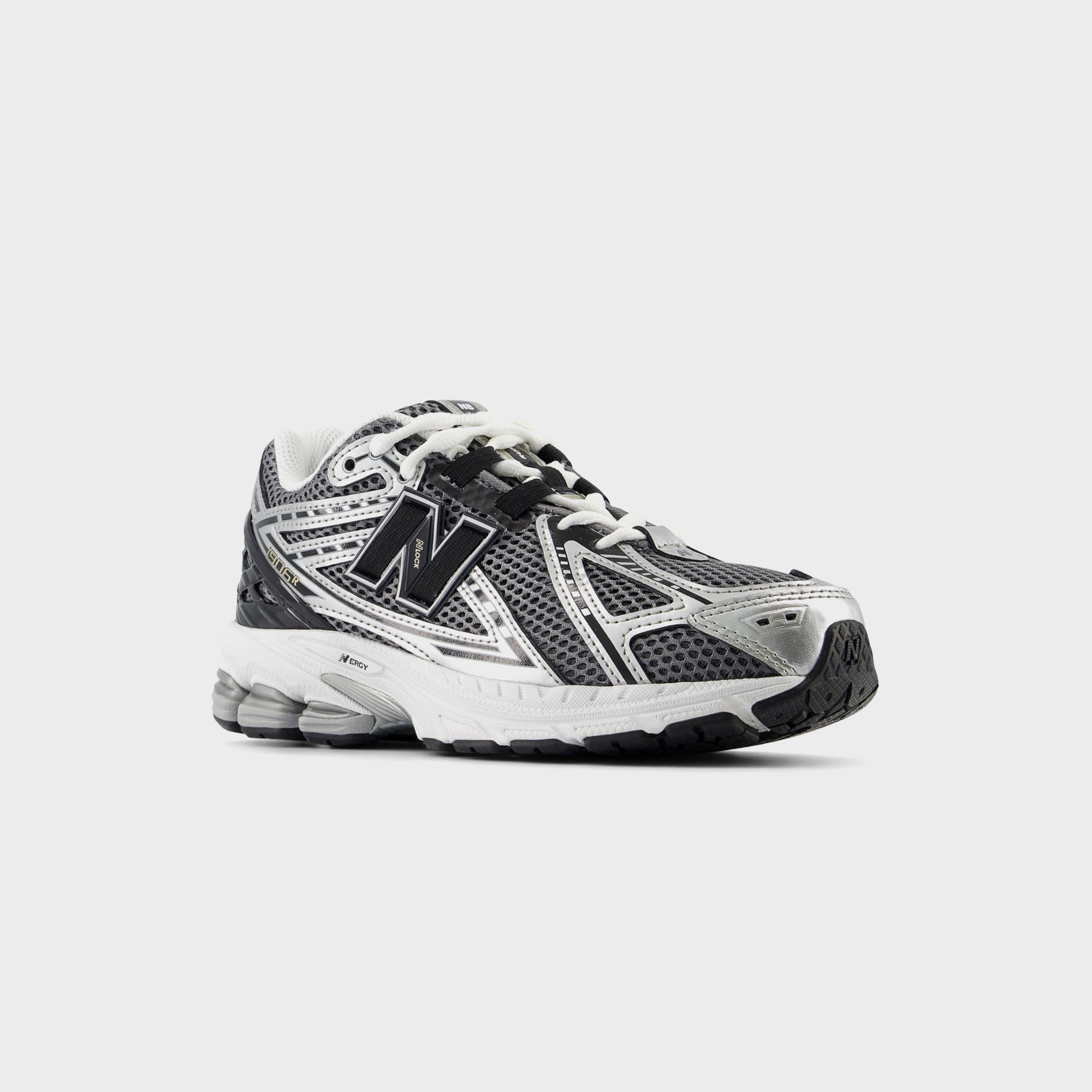 New Balance GS 1906R Hook & Loop - Silver Metalic / Black | Kith Silver Metalic / Black
