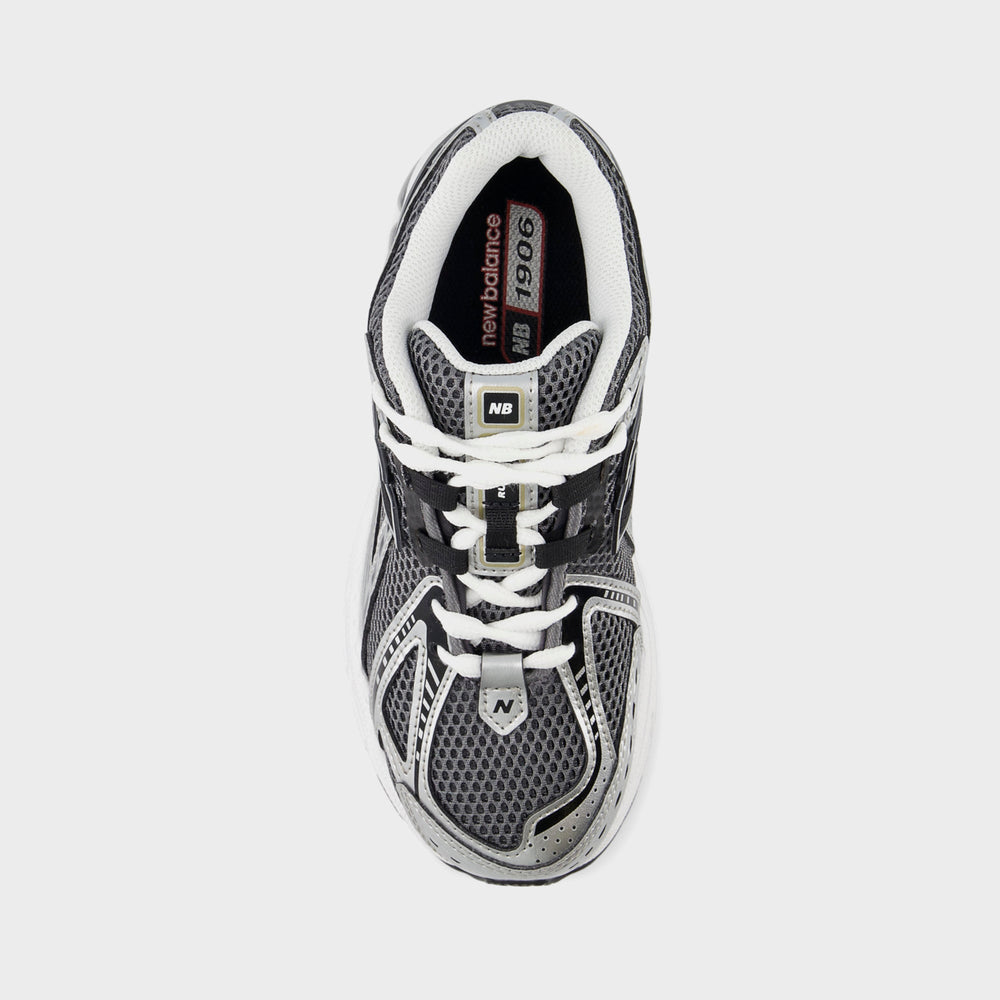 New Balance GS 1906R Hook & Loop - Silver Metalic / Black | Kith Silver Metalic / Black