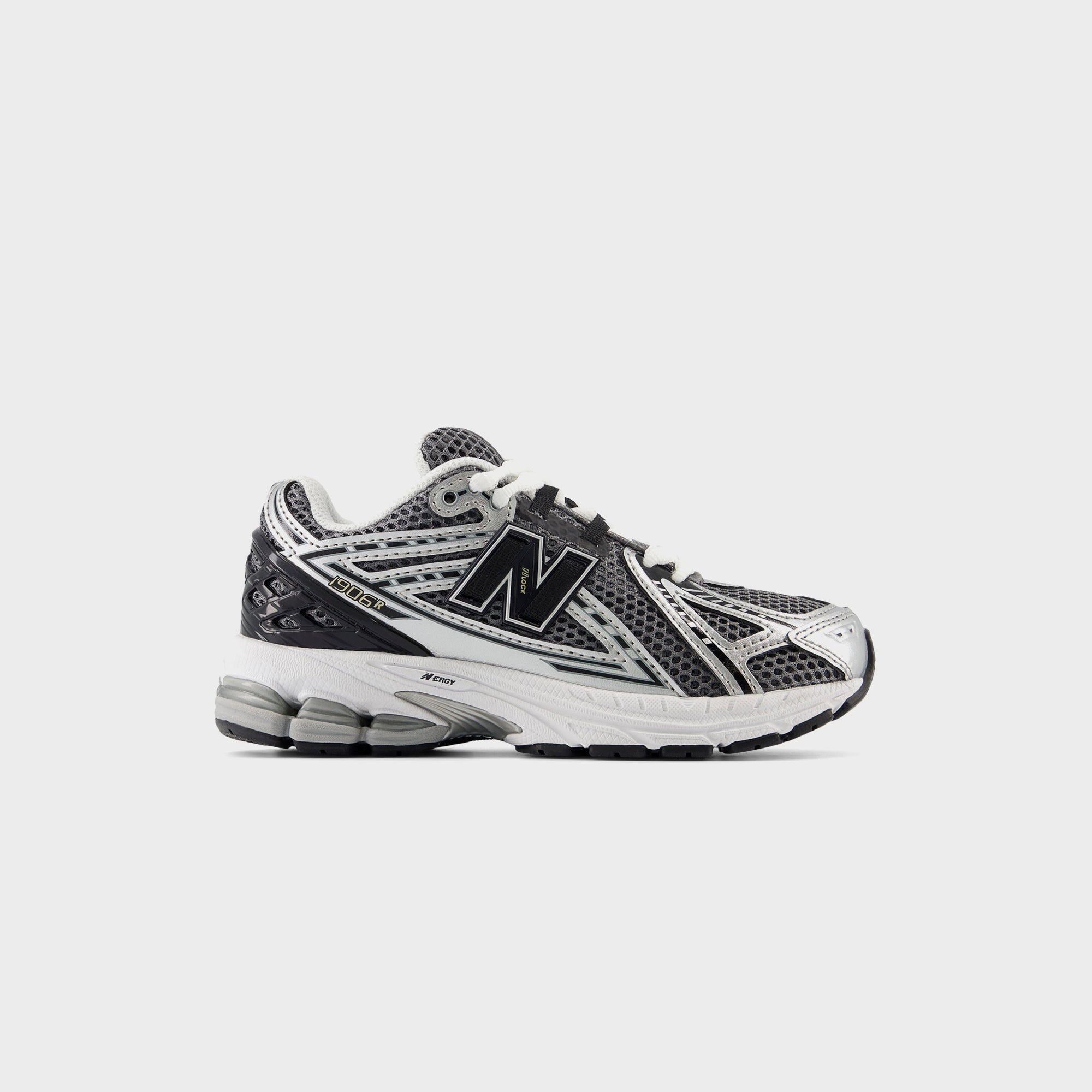 New Balance PS 1906R Hook & Loop - Silver Metallic / Black | Kith Silver Metallic / Black